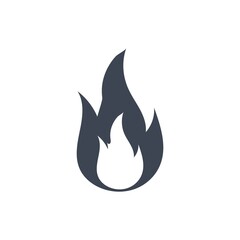 Burning fire icon