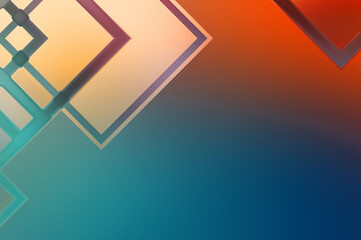 Angular geometrical abstract background. Color geometric pattern. Square shape colorful wallpaper. Modern shiny geometric texture with linear pattern.