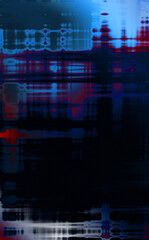 Urban grunge background with geometrical pattern. Linear colorful texture. Futuristic wallpaper of a decaying texture..