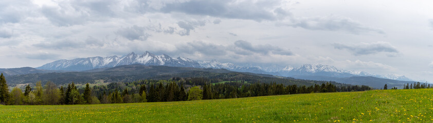Tatry - Łapszanka - Panorama HDR - High Tatras
