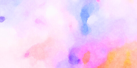 Watercolor painted background. Abstract Illustration wallpaper. Brush stroked painting. 2D Illustration.