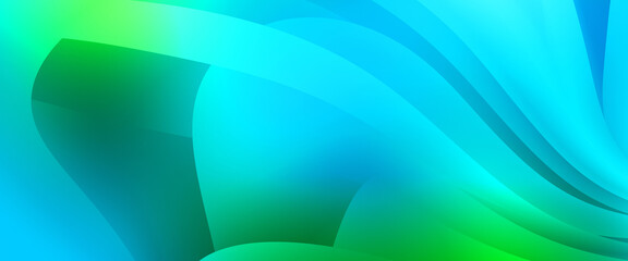 Abstract background with colorful gradient. Vibrant graphic wallpaper with stripes design. Fluid 2D illustration of modern movement.