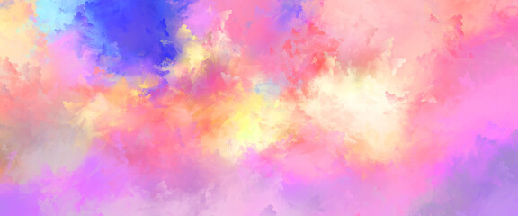 Artistic vibrant and colorful wallpaper.Brushed Painted Abstract Background. Brush stroked painting.