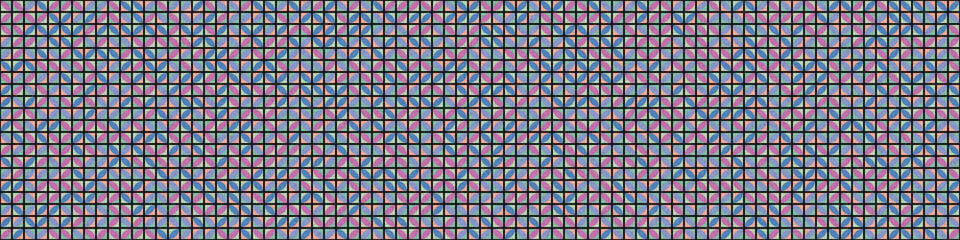 Abstract Geometric Pattern generative computational art illustration