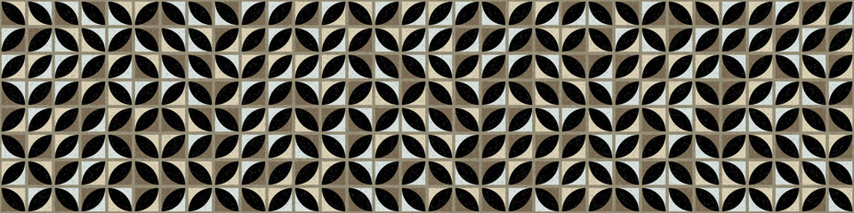 Abstract Geometric Pattern generative computational art illustration