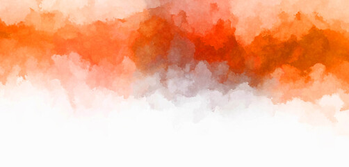 Watercolor painted background. Abstract Illustration wallpaper. Brush stroked painting. 2D Illustration.