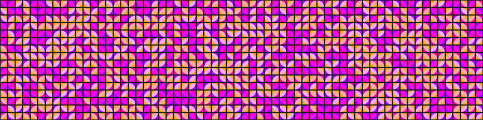 Abstract Geometric Pattern generative computational art illustration