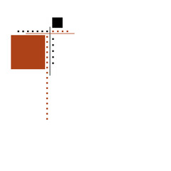 abstract red and black cubes