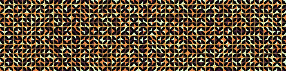 Abstract Geometric Pattern generative computational art illustration