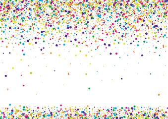 Yellow Round Year Background. Blast Square Texture. Red Summer Geometric Isolated. Green Vector Confetti.