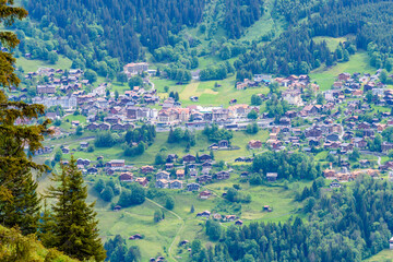 Swiss Alps Village Murren, Switzerland