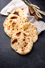 Pita bread, traditional Jewish food