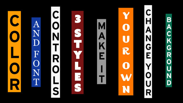 Self Resizing Vertical Titles