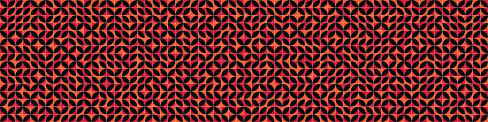 Abstract Geometric Pattern generative computational art illustration