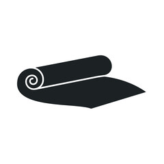 Carpet icon isolated on white background