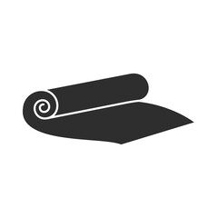 Carpet icon isolated on white background