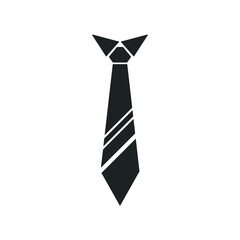 Tie symbol icon illustration