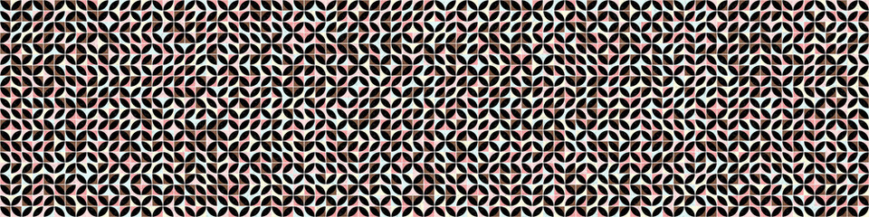 Abstract Geometric Pattern generative computational art illustration