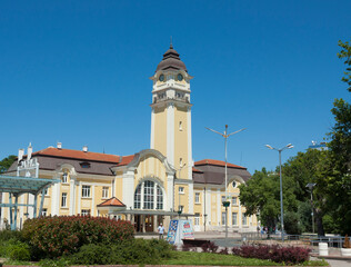 Obraz premium Raiway station in Burgas, Bulgaria.