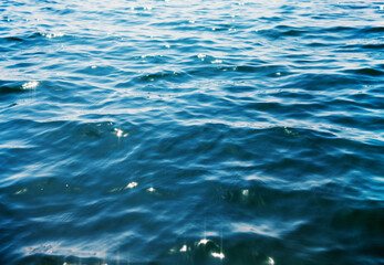 Blue sea water background texture