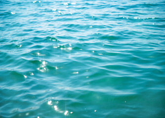 Blue sea water background texture