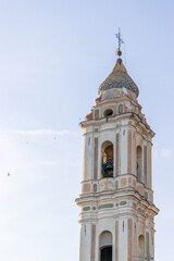 Fototapeta premium Church tower of Pompeiana