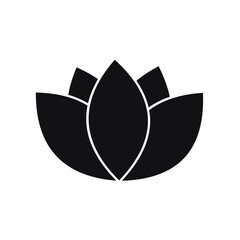 lotus flower icon vector illustration