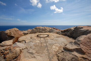 CANDEO, BATTERIA ANTINAVE A CAPRERA, SARDEGNA