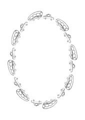 Transport frames on the A4 vertical format - bus and car. Travel, tourism, travel, go. Styling, graphics