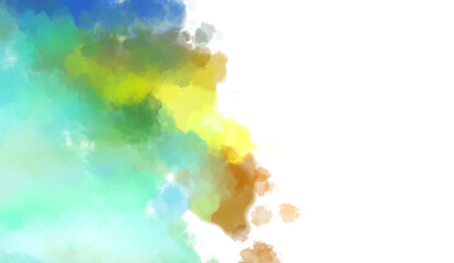 Obraz premium Brushed Painted Abstract Background. Brush stroked painting. Artistic vibrant and colorful wallpaper..