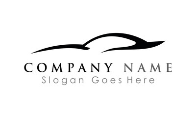 simple car garage logo