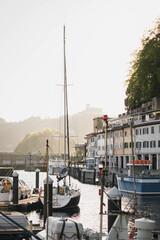 Fototapeta premium Boats Donostia San Sebastian