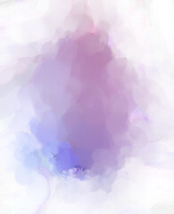 Soft watercolor wallpaper. Artistic painting with softly brushed colors. Pastel colors dabbed background. Painted abstract wall art.