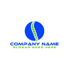 Physical Therapy Logo with Circle Vector