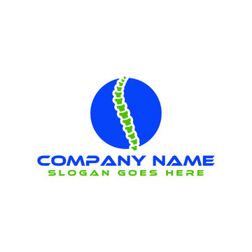 Physical Therapy Logo with Circle Vector