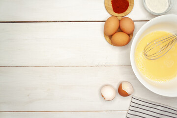 Vegetables and Fruits on white background