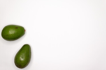 Vegetables and Fruits on white background