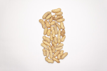 Vegetables and Fruits on white background