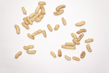 Vegetables and Fruits on white background