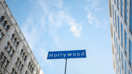 Obraz premium Hollywood Boulevard Sign, Los Angeles, California, USA