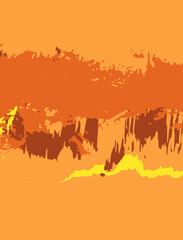 Obraz premium Abstract color painting background. Ink pattern illustration. Contemporary and modern texture. Creative and artistic wallpaper. Artistic wall with brushed shapes design. Urban Grunge.