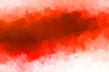 Abstract background of colorful brush strokes. Brushed vibrant wallpaper. Painted artistic creation. Unique and creative illustration.