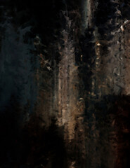 Modern art. Colorful contemporary artwork. Color strokes of paint. Brushstrokes on abstract background. Brush painting. Unique wall art.