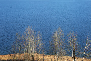 Mavrovo Lake from Mavrovi Anovi Town in Macedonia.