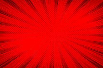 Background with red dots. Abstract background with halftone dots design. Vector illustration.