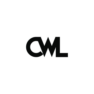 cwl letter original monogram logo design