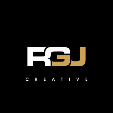 RGJ Letter Initial Logo Design Template Vector Illustration