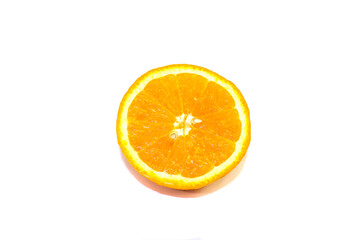 Isolated on white background Orange