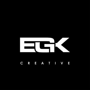 EGK Letter Initial Logo Design Template Vector Illustration