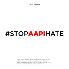 Stop Asian Hate, Stop Racism Illustration Background